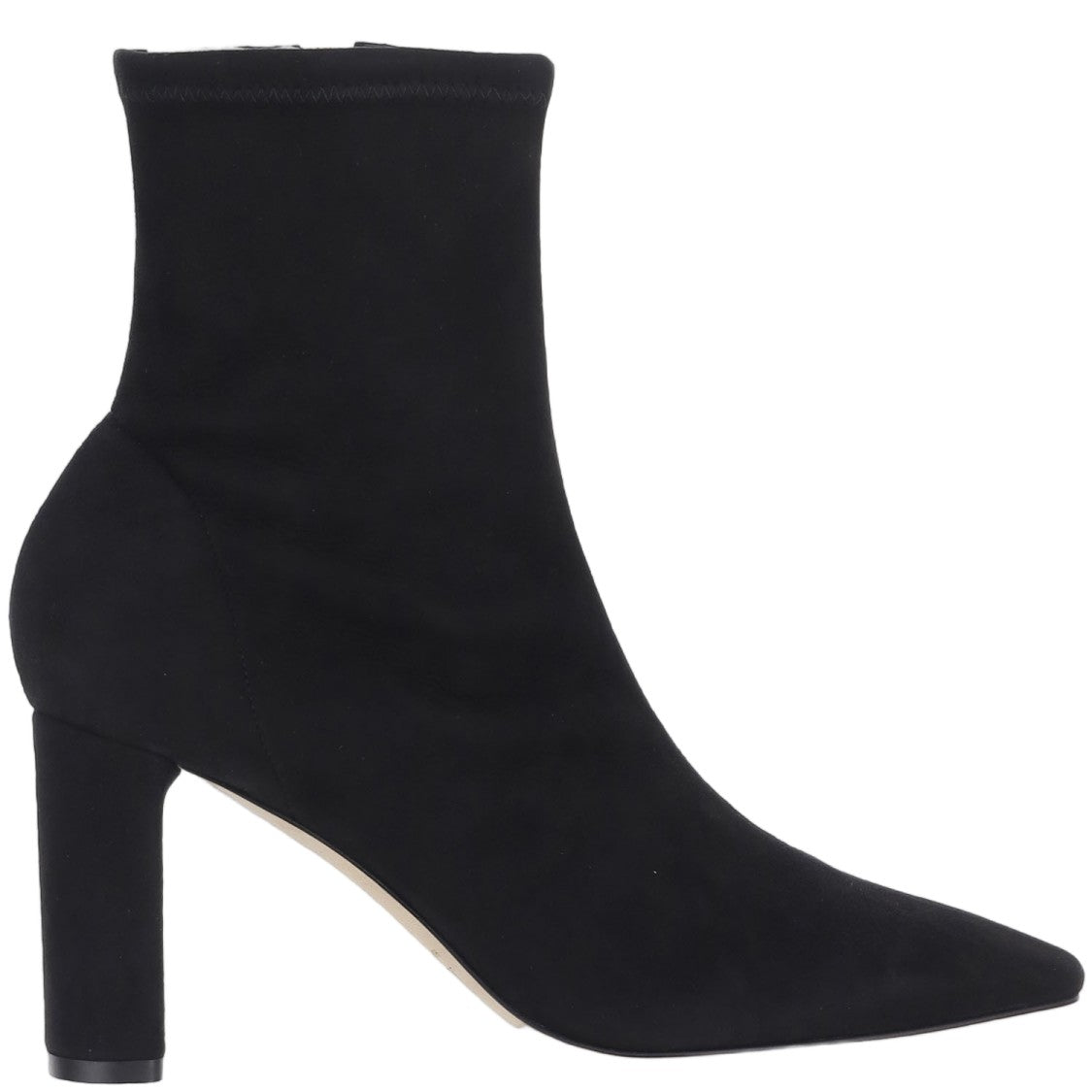 Arteana Pointed Toe Suede Ankle Boots With Side Zipper Closure