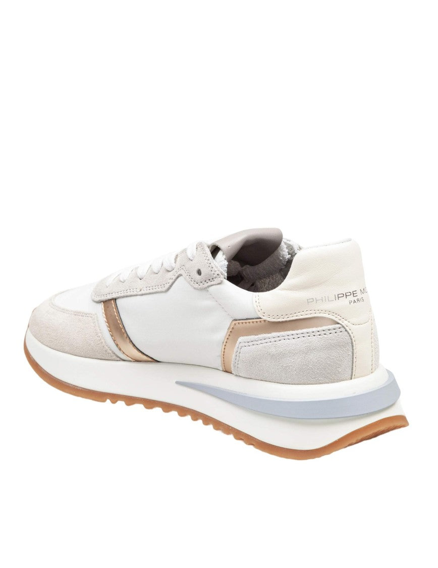 Philippe Model Tropez 2.1 Sneakers In Technical Fabric And Suede
