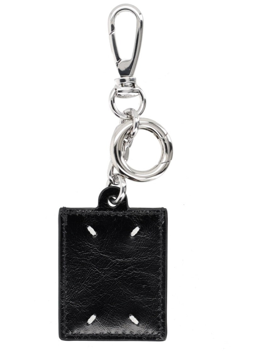 Maison Margiela Square Four Stitches Keychain Wallet