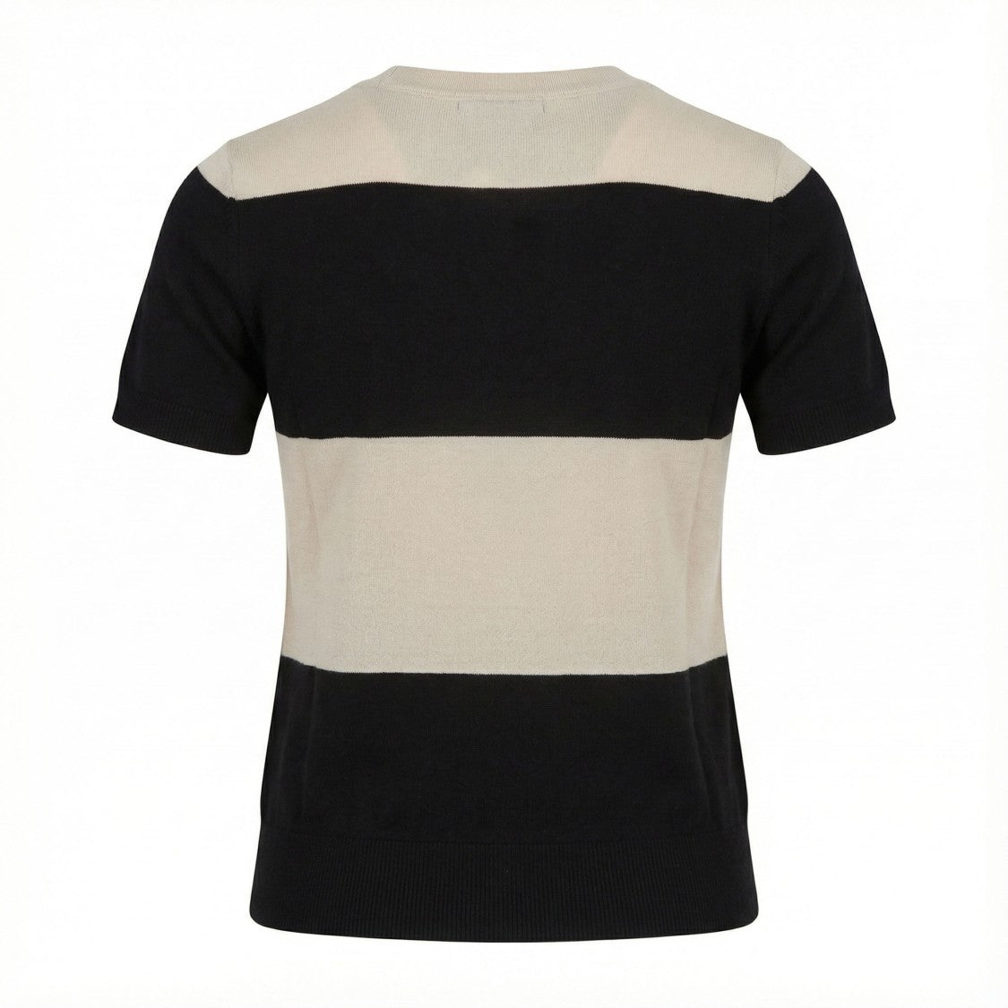 Max Mara Beige Crewneck Knit Top