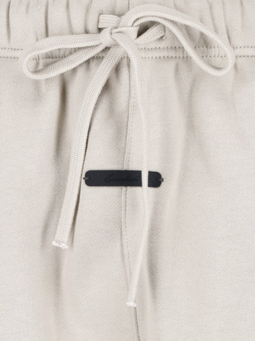 Fear Of God Essentials Beige Relaxed Fit Tonal Piping Trousers