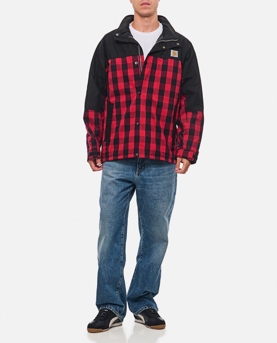Junya Watanabe Red And Black Check Pattern Jacket