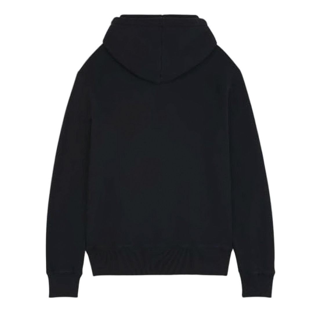Maison Kitsuné Classic Black Hoodie With Subtle Logo Detail