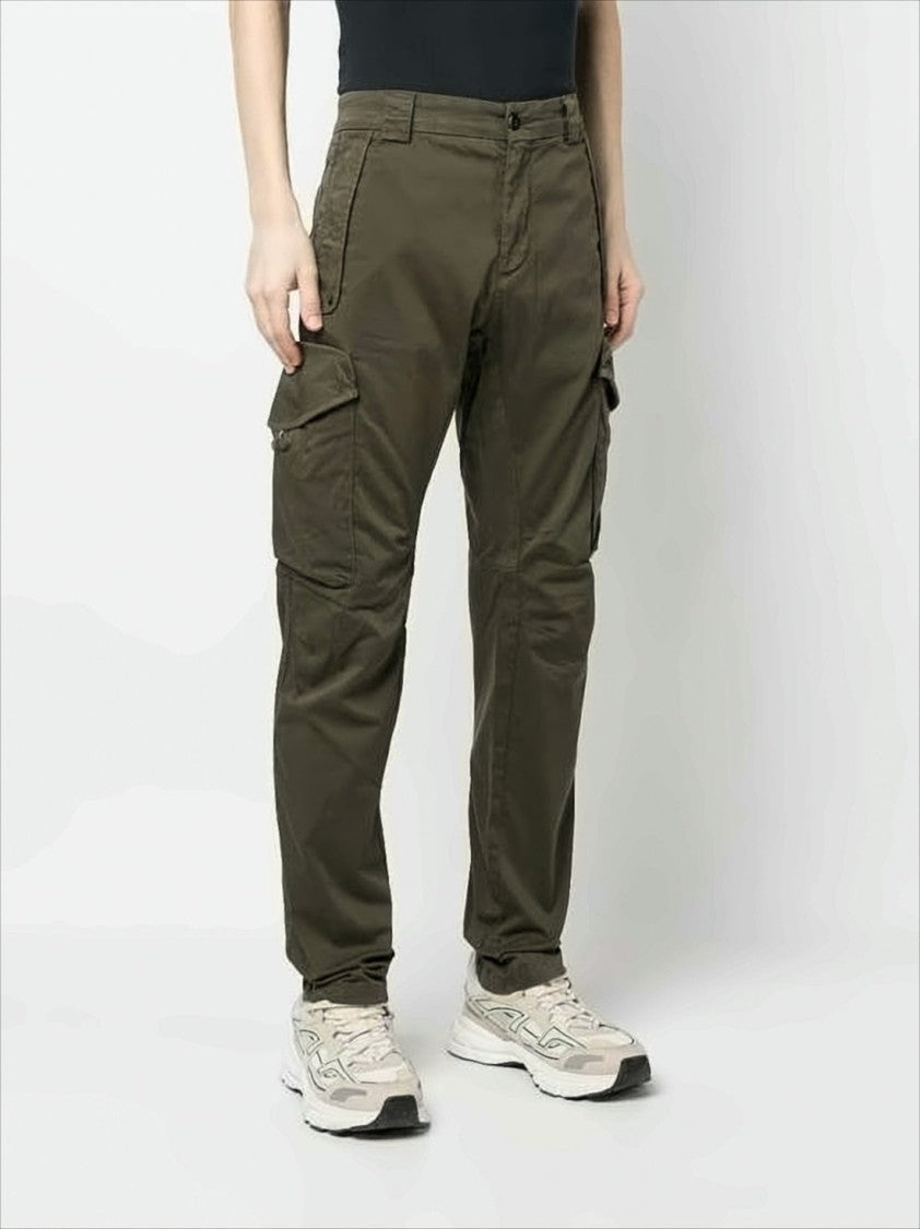 C.P. Company Utilitarian Straight Pants With Cargo Pockets