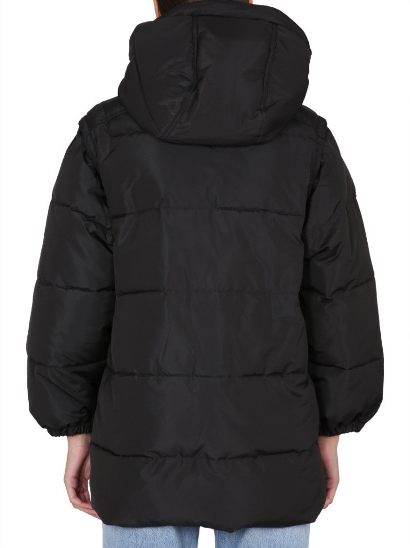 Patou Quilted Black Padded Parka