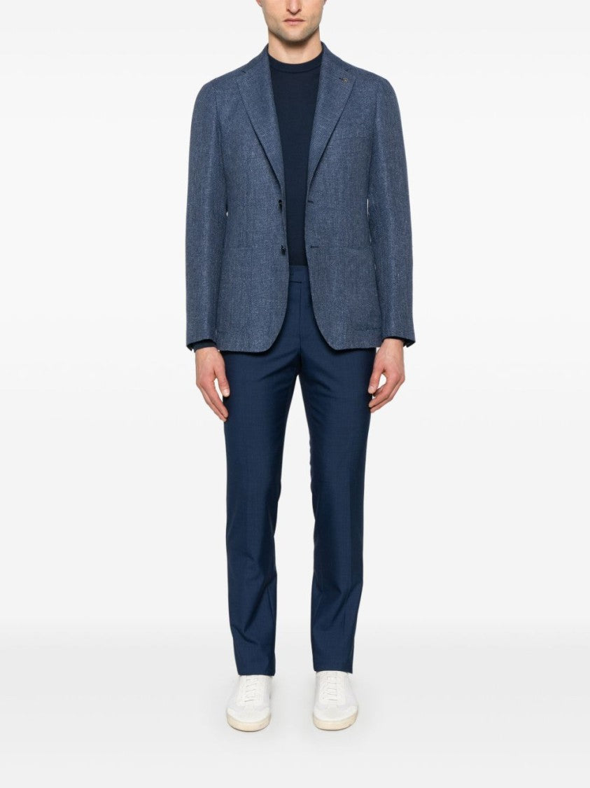 Tagliatore Cerulean Blue Montecarlo Jacket