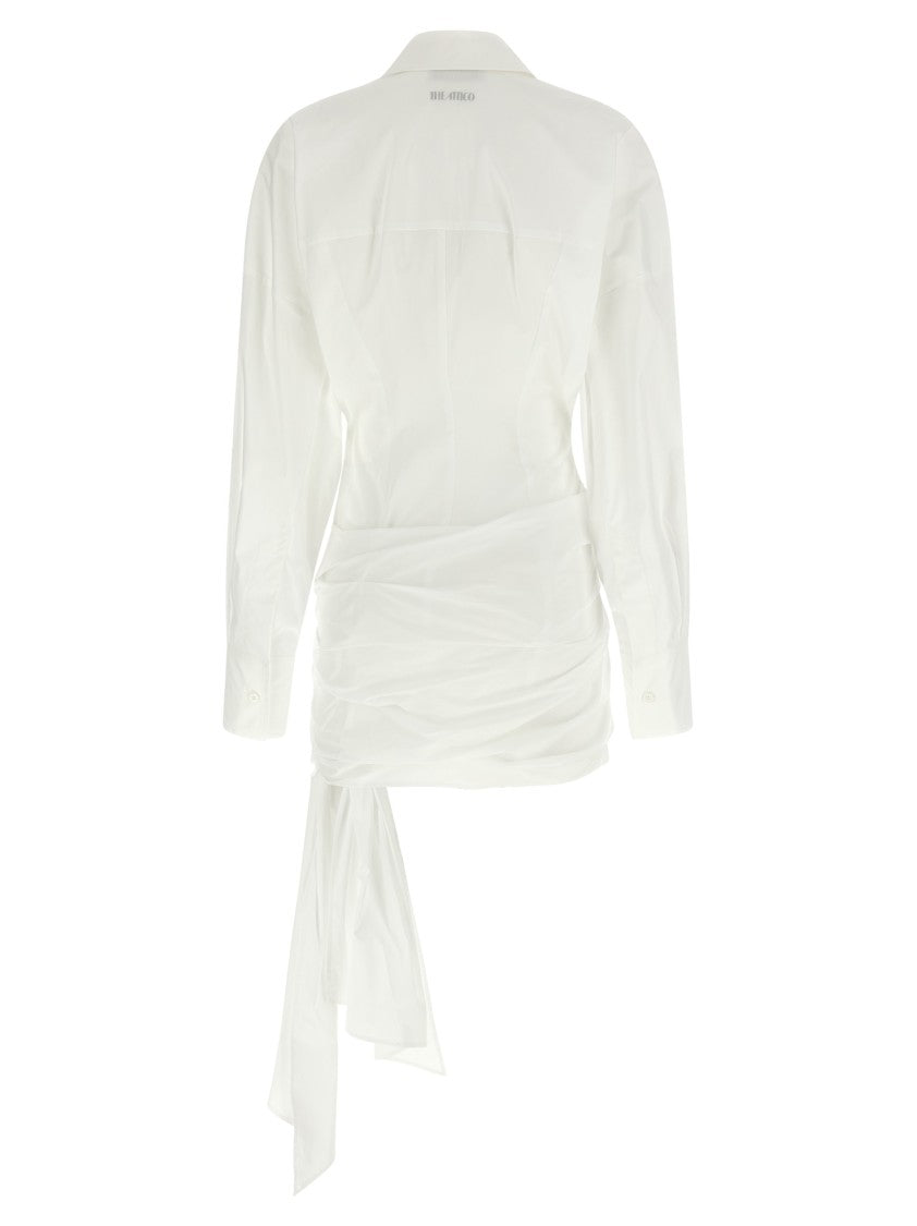 The Attico Asymmetrical Mini Dress
