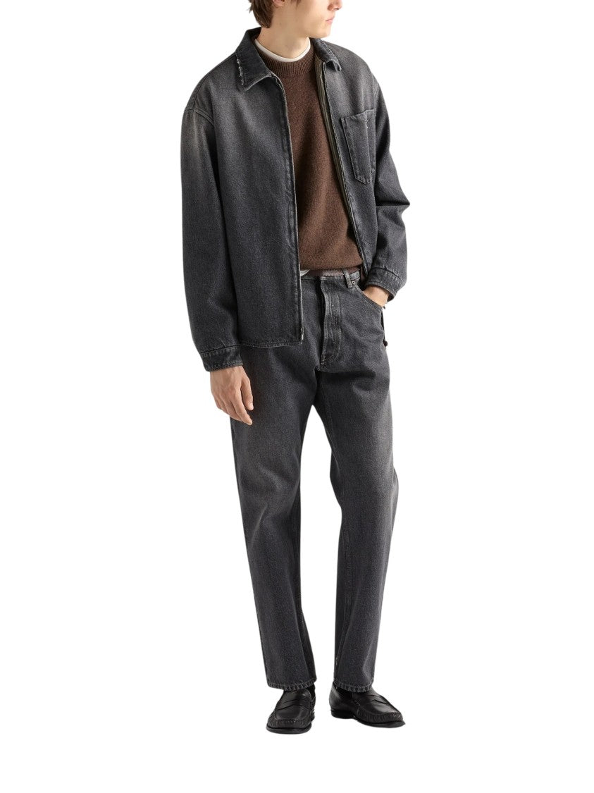 Prada Blue Classic Fit Denim Jeans