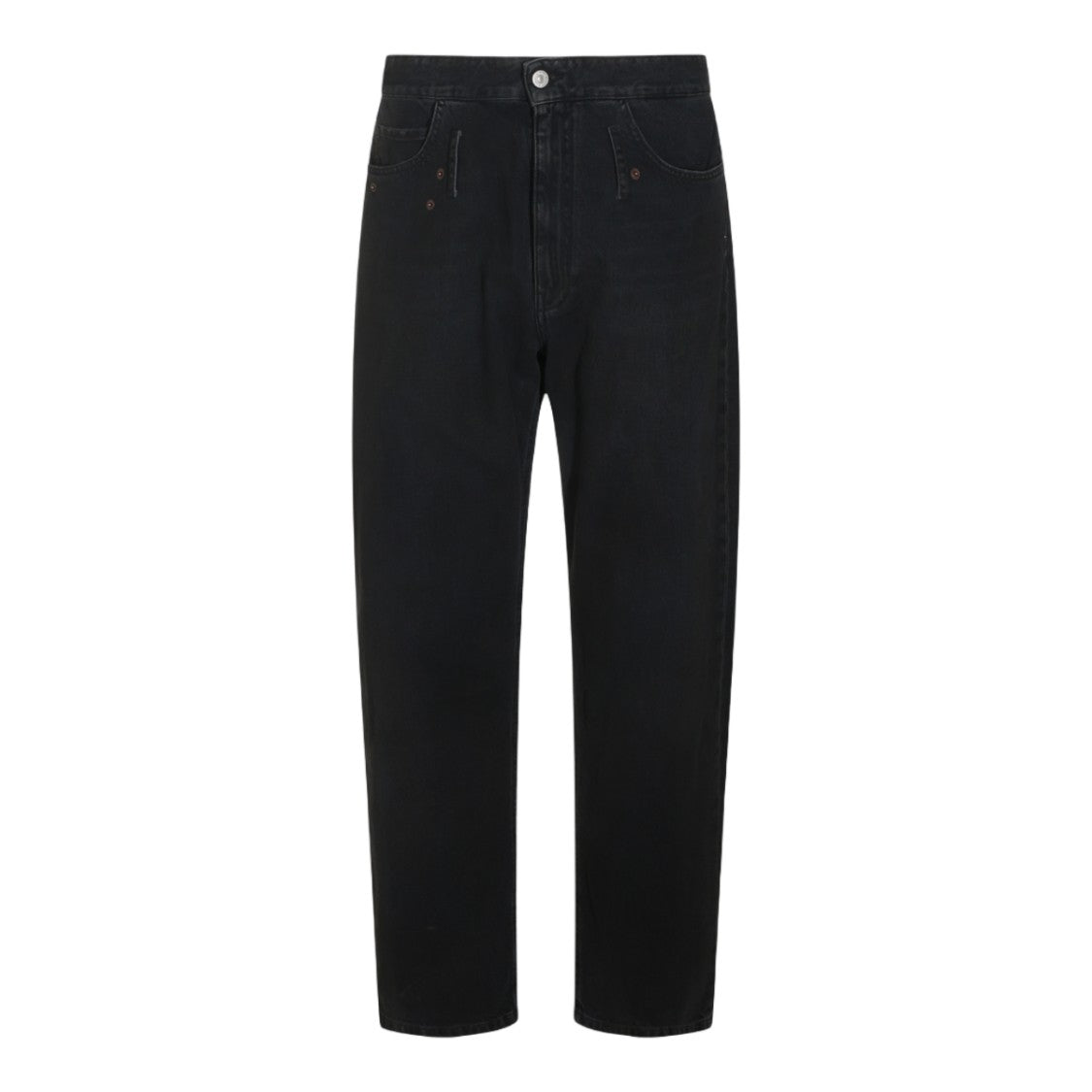 Mm6 By Maison Margiela High-Waist Vintage-Inspired Straight-Leg Jeans