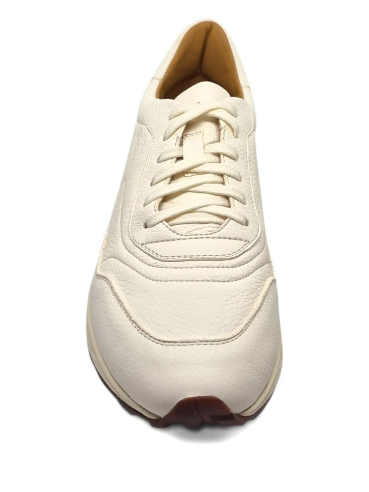 Henderson Blue Smooth Leather Upper Trainers