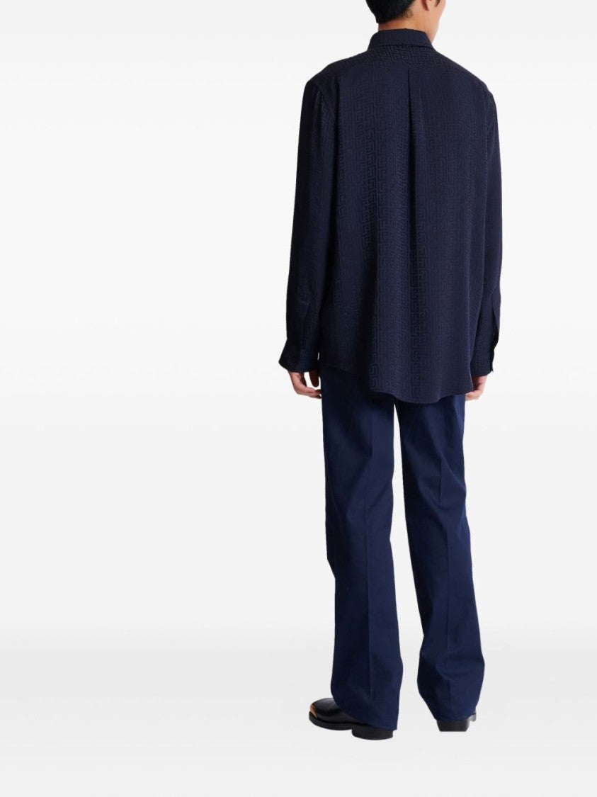 Balmain Silk And Nylon Lightweight Classic Shirt