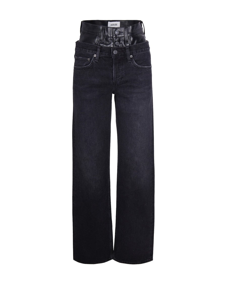 Agolde Elson Detox Raven Jeans