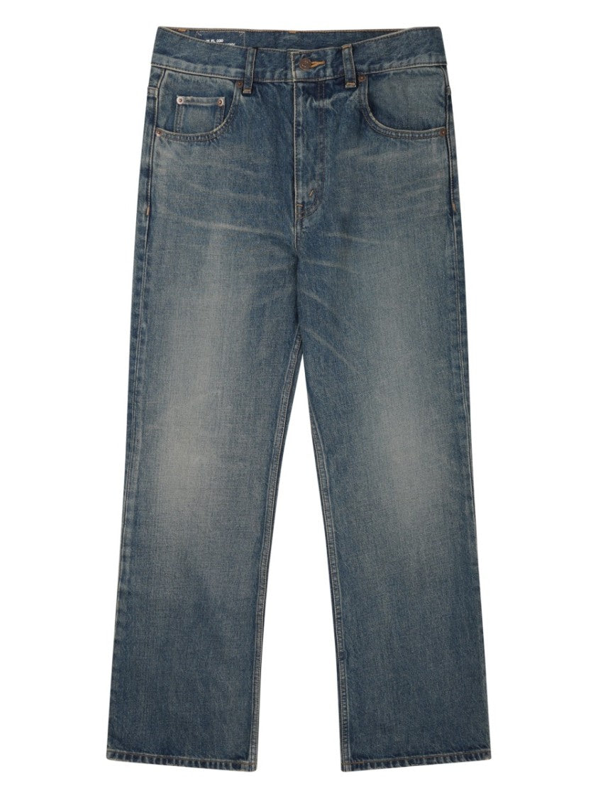 Celine Blue Stone-Washed Cotton Jeans