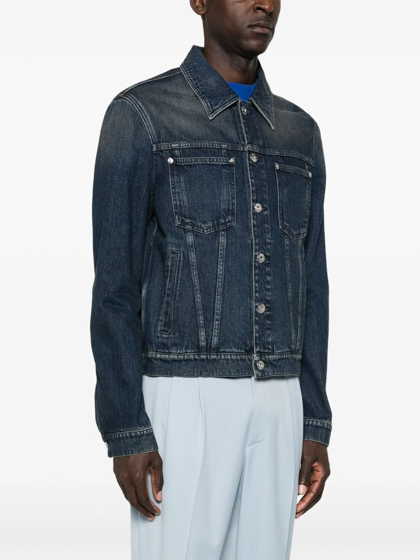 Lanvin Blue Veste Classique Refined Denim Jacket