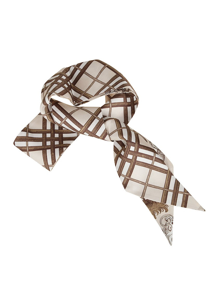 Burberry Intricate Pattern Silk Scarf