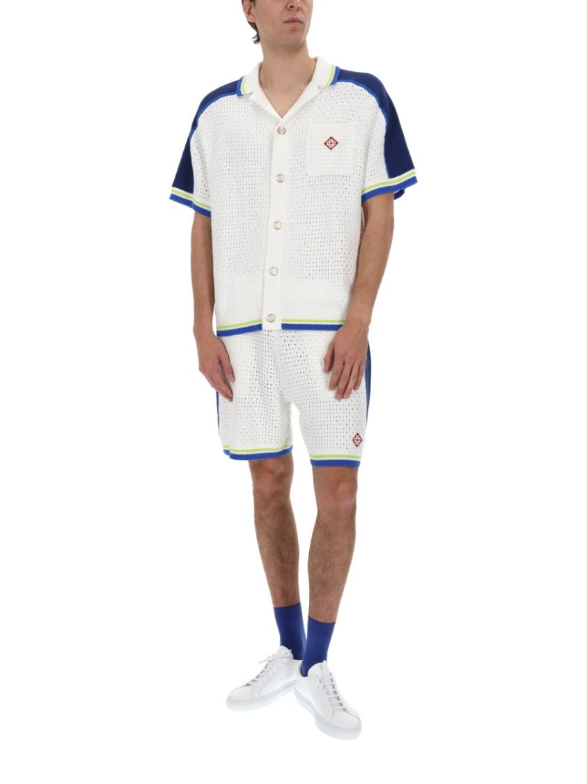 Casablanca Casablanca Crochet Retro Knit Shorts