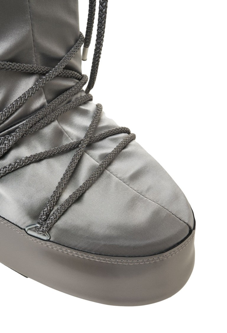 Moon Boot Water-Repellent Ankle Boots With Lace Closure