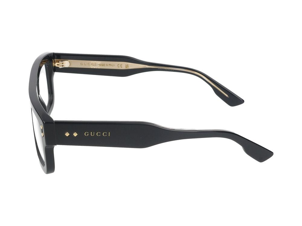 Gucci Eyeglasses Gg1085o 001 Black Black Transparent 52/21/145