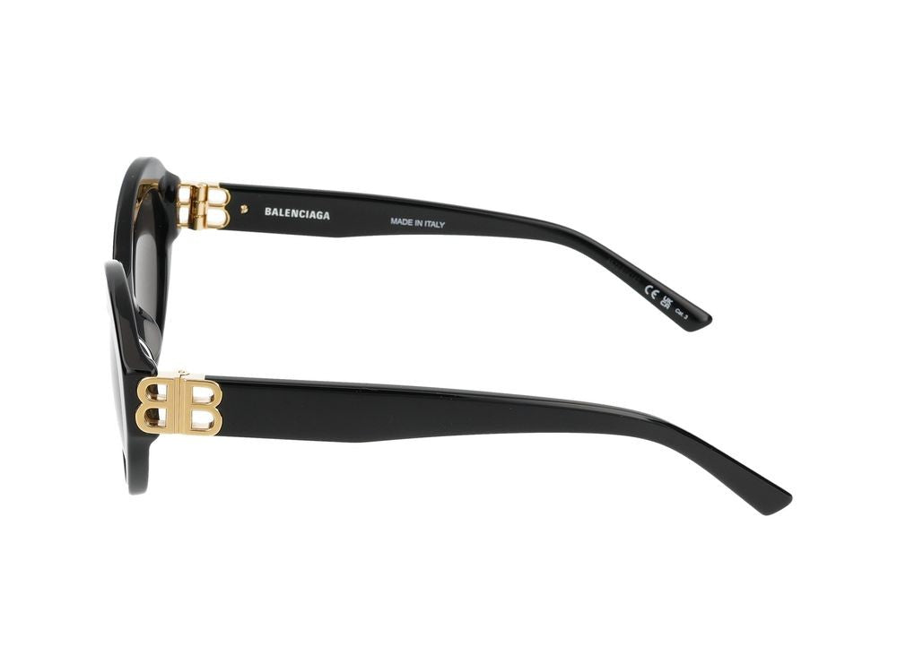 Balenciaga Sunglasses Balenciaga Bb0133s 001 Black Gold Grey 52/19/145