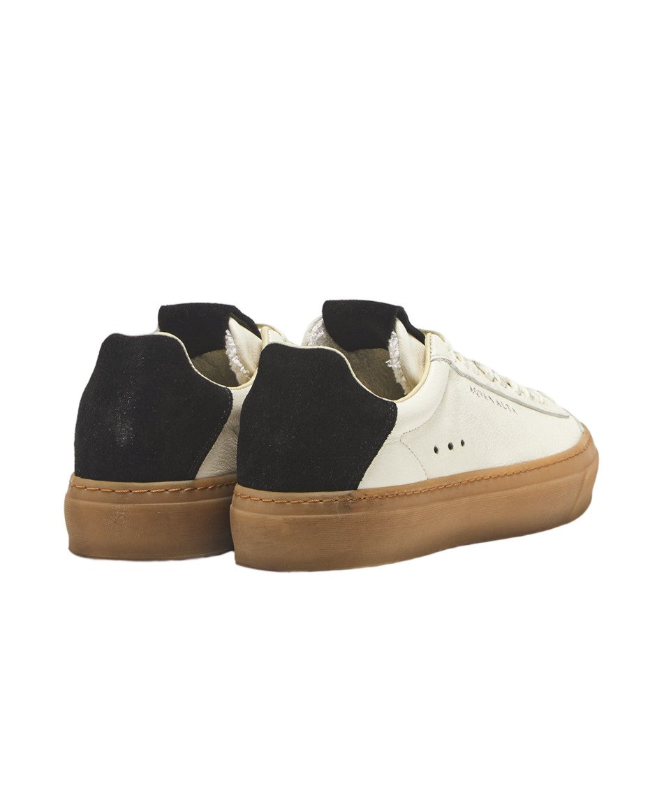 Aqua Alta Venice Aqua Alta Fondaco White Honey Black Sneakers