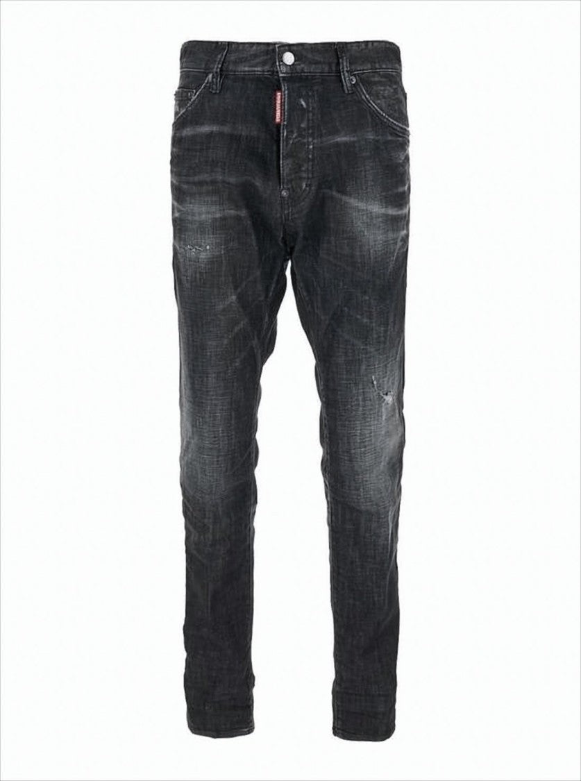 Dsquared2 Distressed Slim Fit Denim Pants