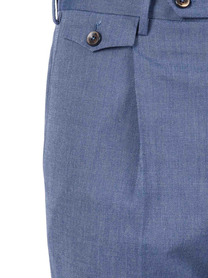 Pt01 Gentleman Single Pleat Straight-Leg Pants