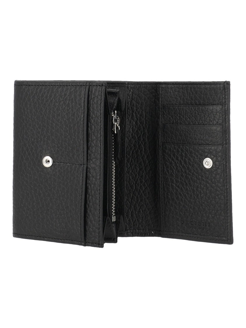 Claudio Orciani A Busta Piccolo Soft Pebbled Leather Small Wallet