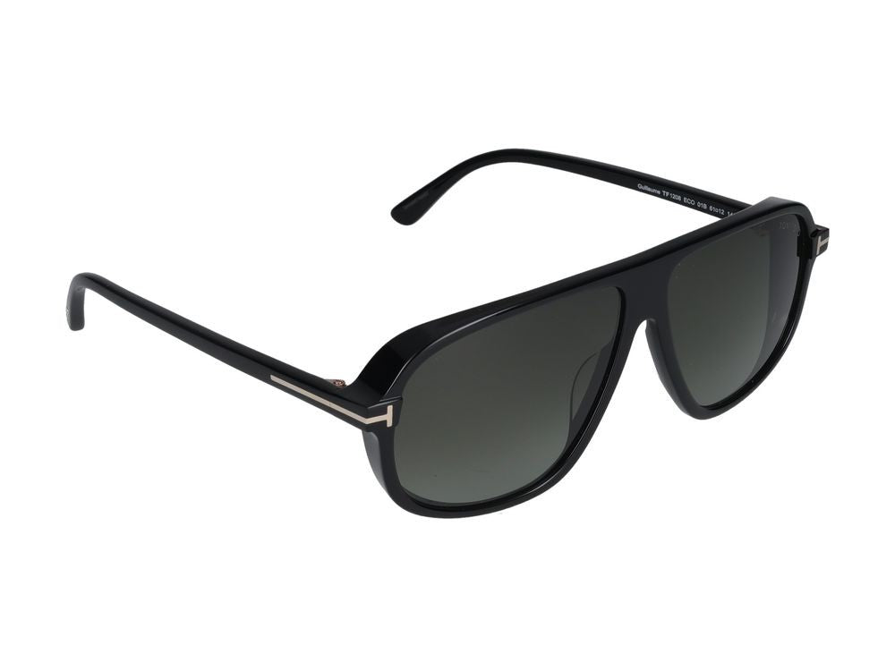 Tom Ford Black Bold Oversized Square Sunglasses
