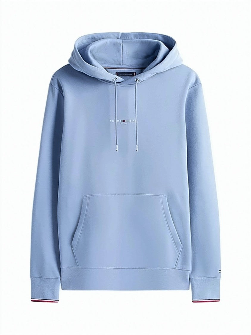 Tommy Hilfiger Regular Fit Cotton-Polyester Blend Hooded Sweatshirt