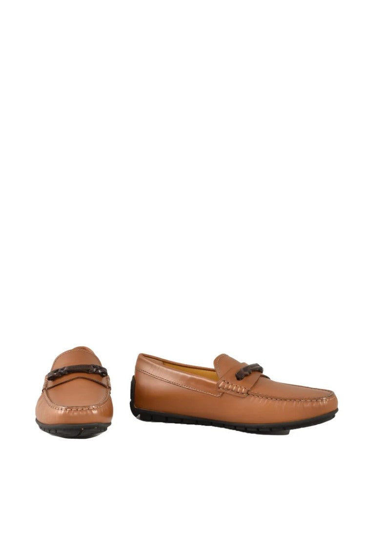 A.Testoni Men's Loafer - Brown