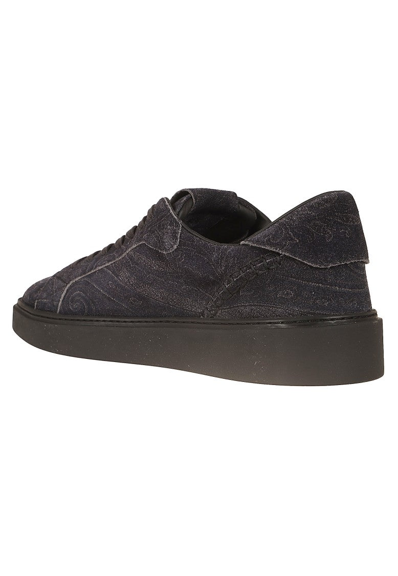 Etro Tone-On-Tone Paisley Print Low-Top Sneakers