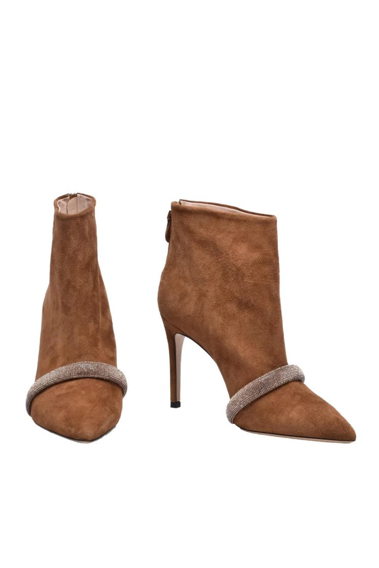 Eleventy Suede Ankle Boot - Brown