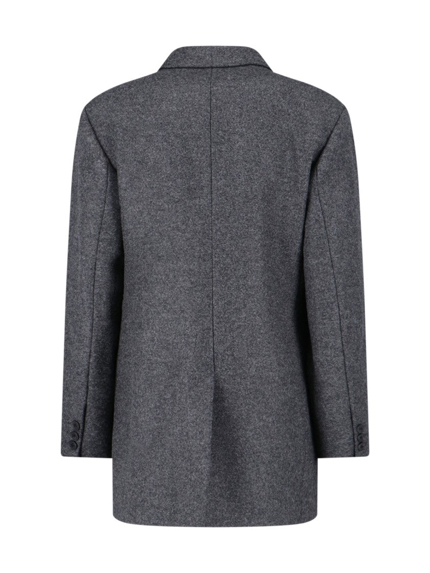 Isabel Marant Double-Breasted Coat – Grey