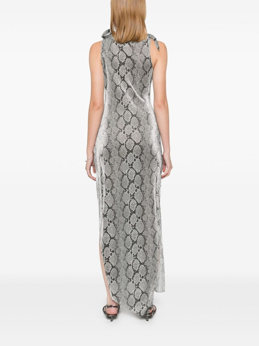 Coperni Lamé Effect Maxi Dress