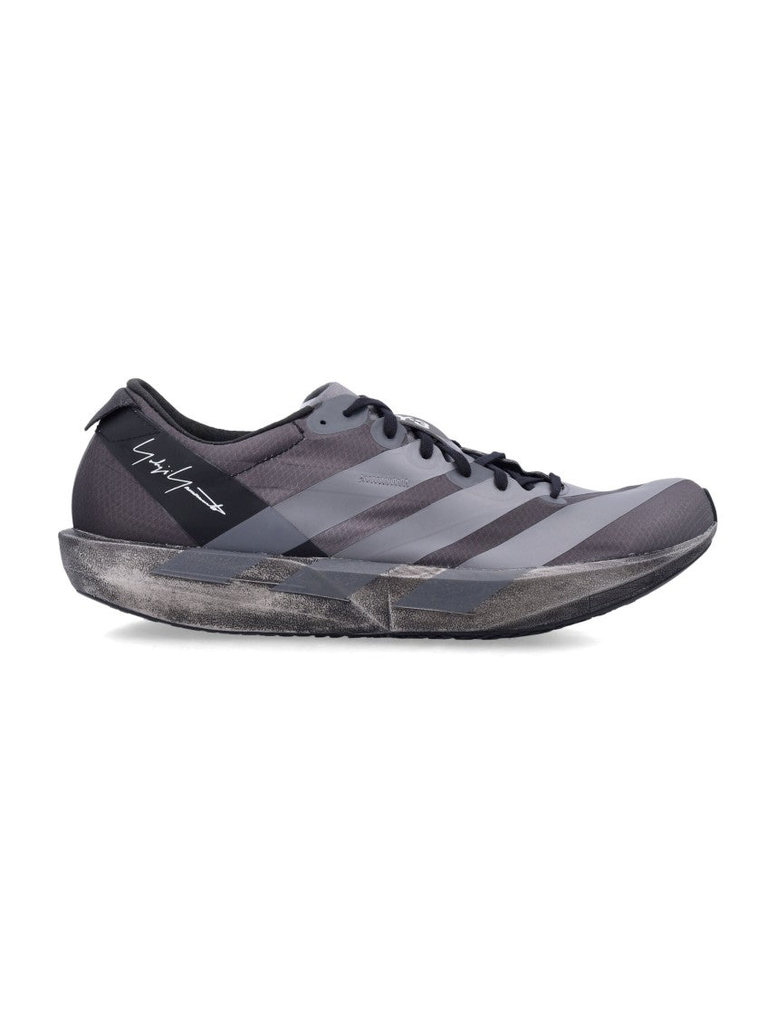 Y-3 Distressed Low-Profile Low-Top Sneakers