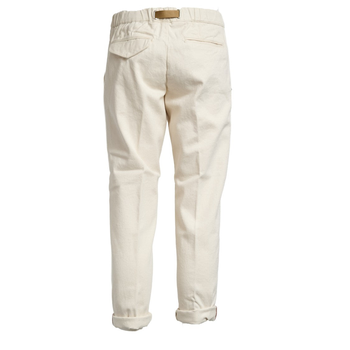 White Sand Ecru Denim Trousers