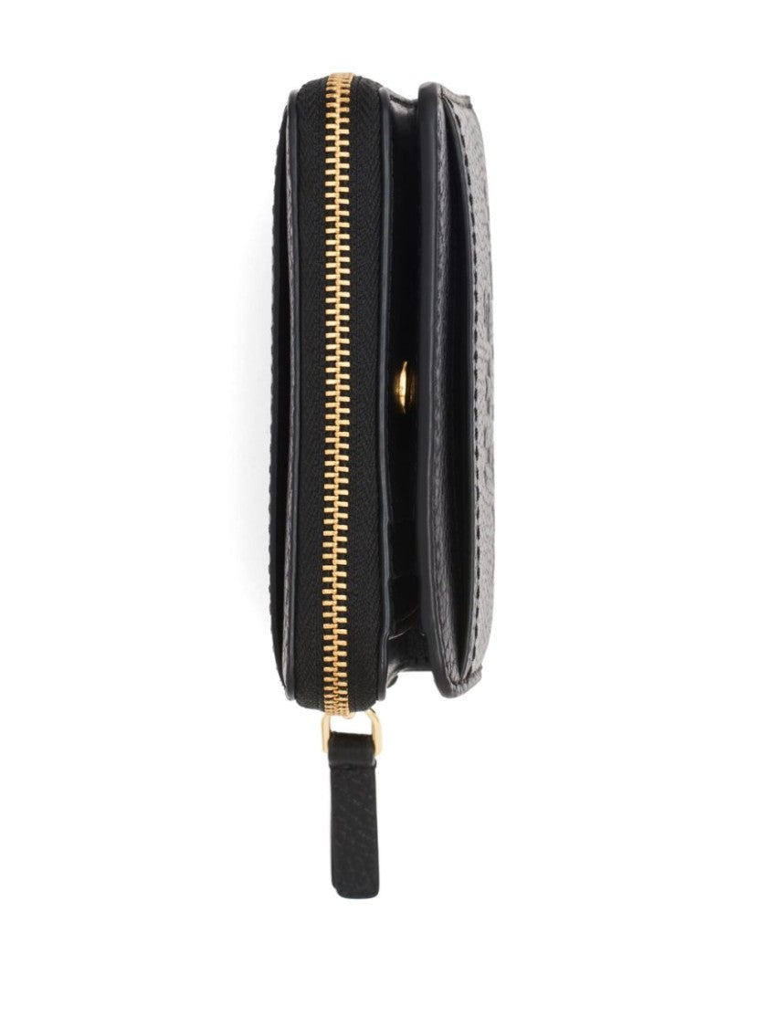 Marc Jacobs Textured Leather Zip-Around Wallet
