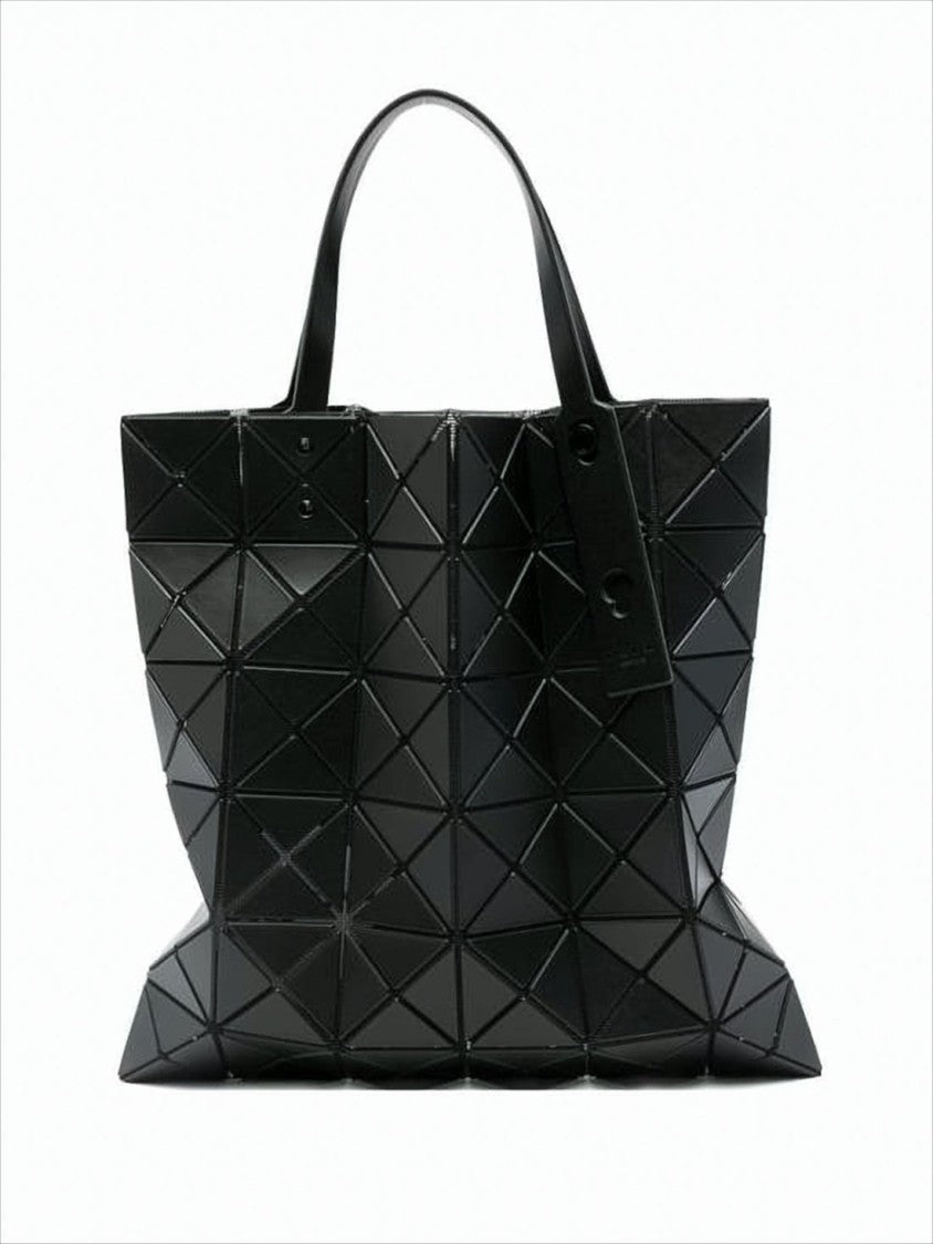 Baobao Geometric Black Tote Bag