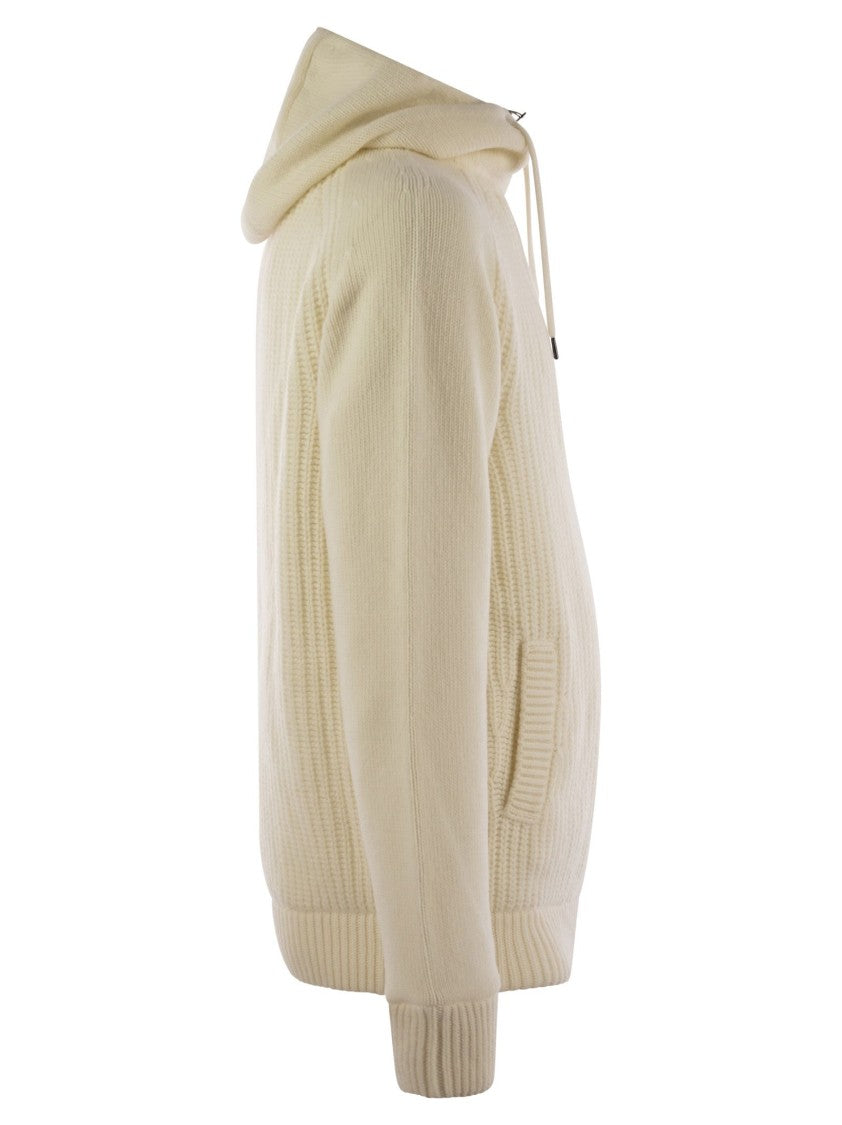 Herno Reversible Padded Wool Bomber Jacket