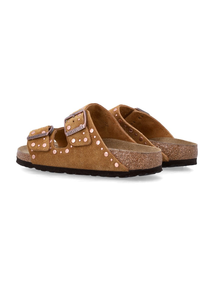 Birkenstock Arizona Rivet Suede Adjust Buckle Sandals
