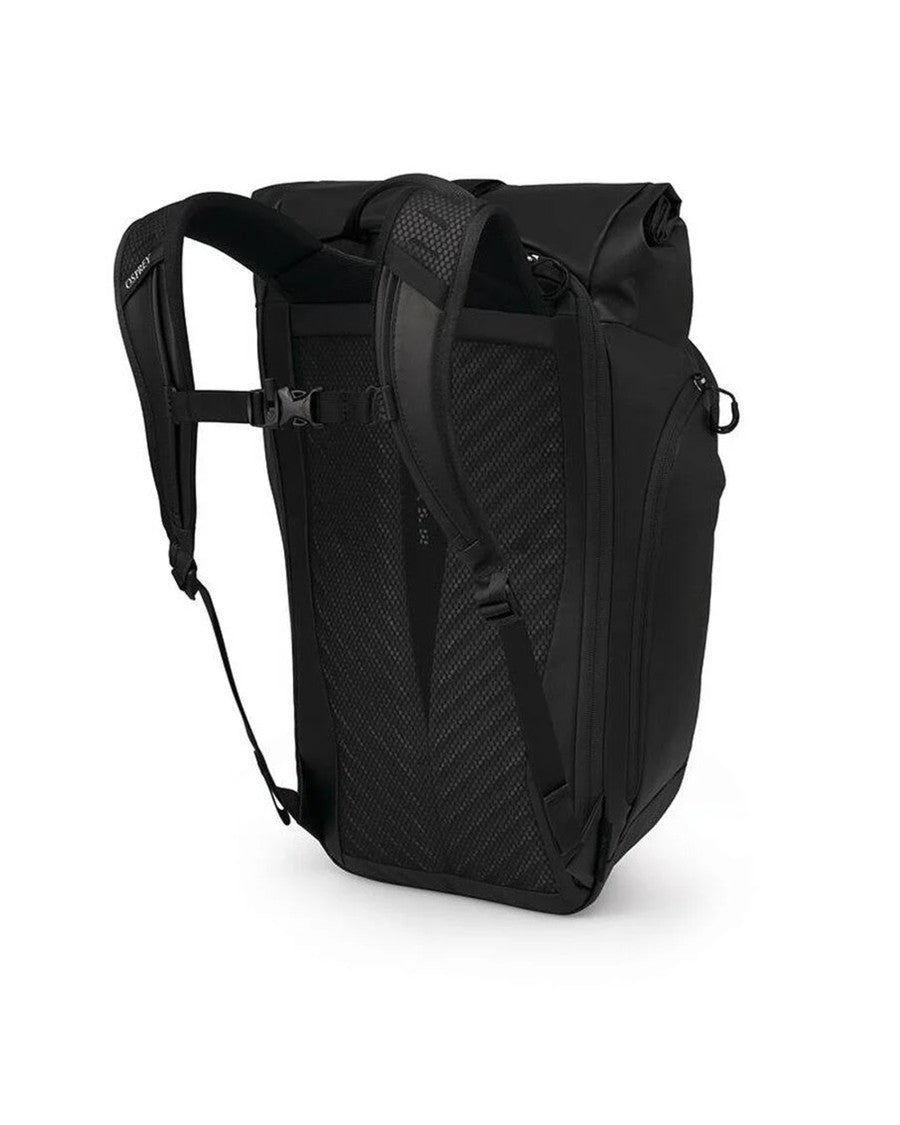 Osprey Roll-Top Backpack With Multiple Compartments And Organizational Pockets