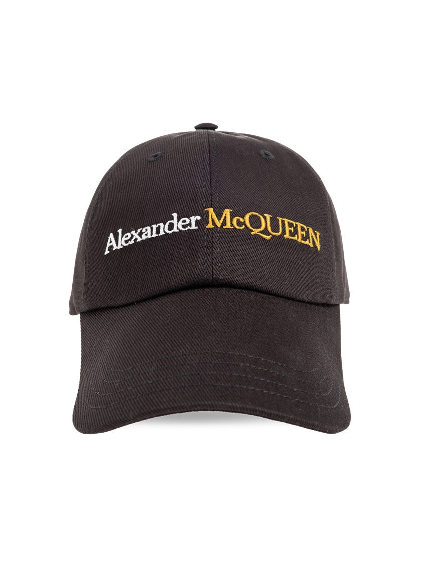 Alexander Mcqueen Embroidered Logo Baseball Cap
