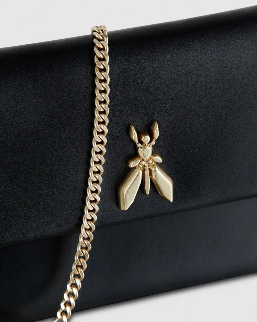 Patrizia Pepe Black Fly Clutch