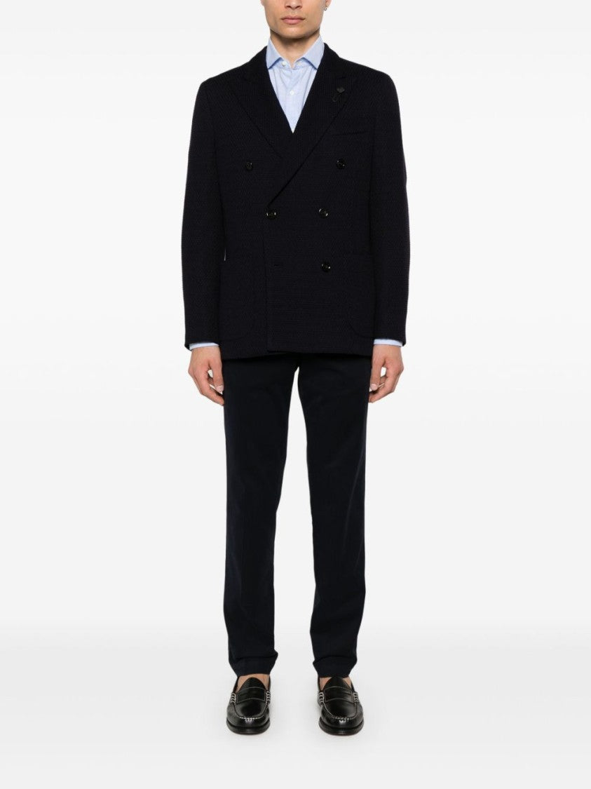Pt Torino Tailored Modal-Cotton Trousers With Classic Silhouette