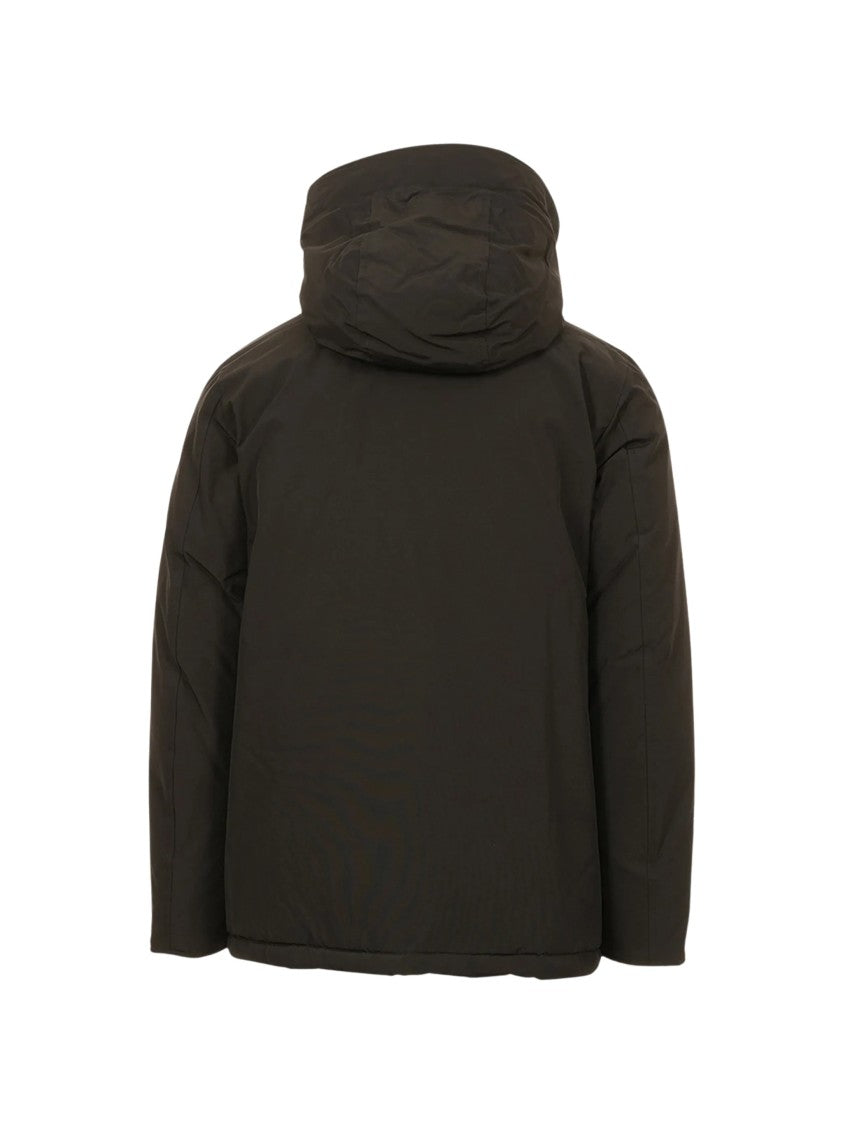 Woolrich Black Arctic Cotton Anorak