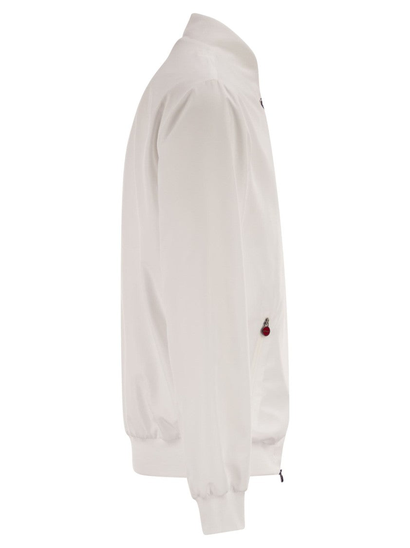 Kiton Sea - Bomber Jacket In Technical Fabric