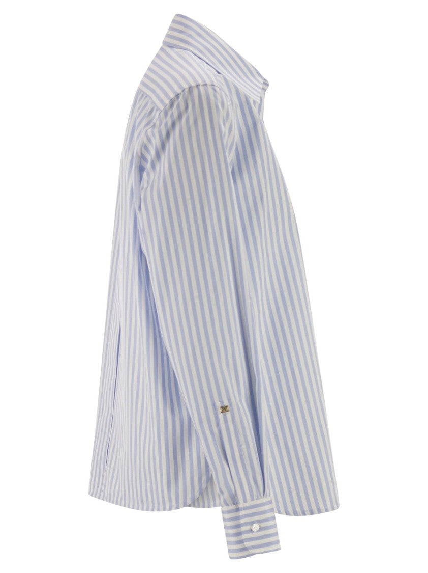 Max Mara Mxmaccenni - Striped Poplin Shirt