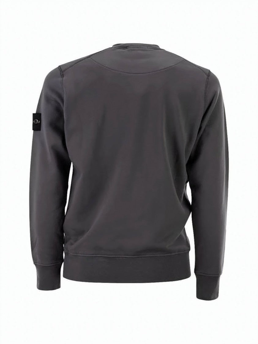 Stone Island Dark Grey Long Sleeve Sweatshirt
