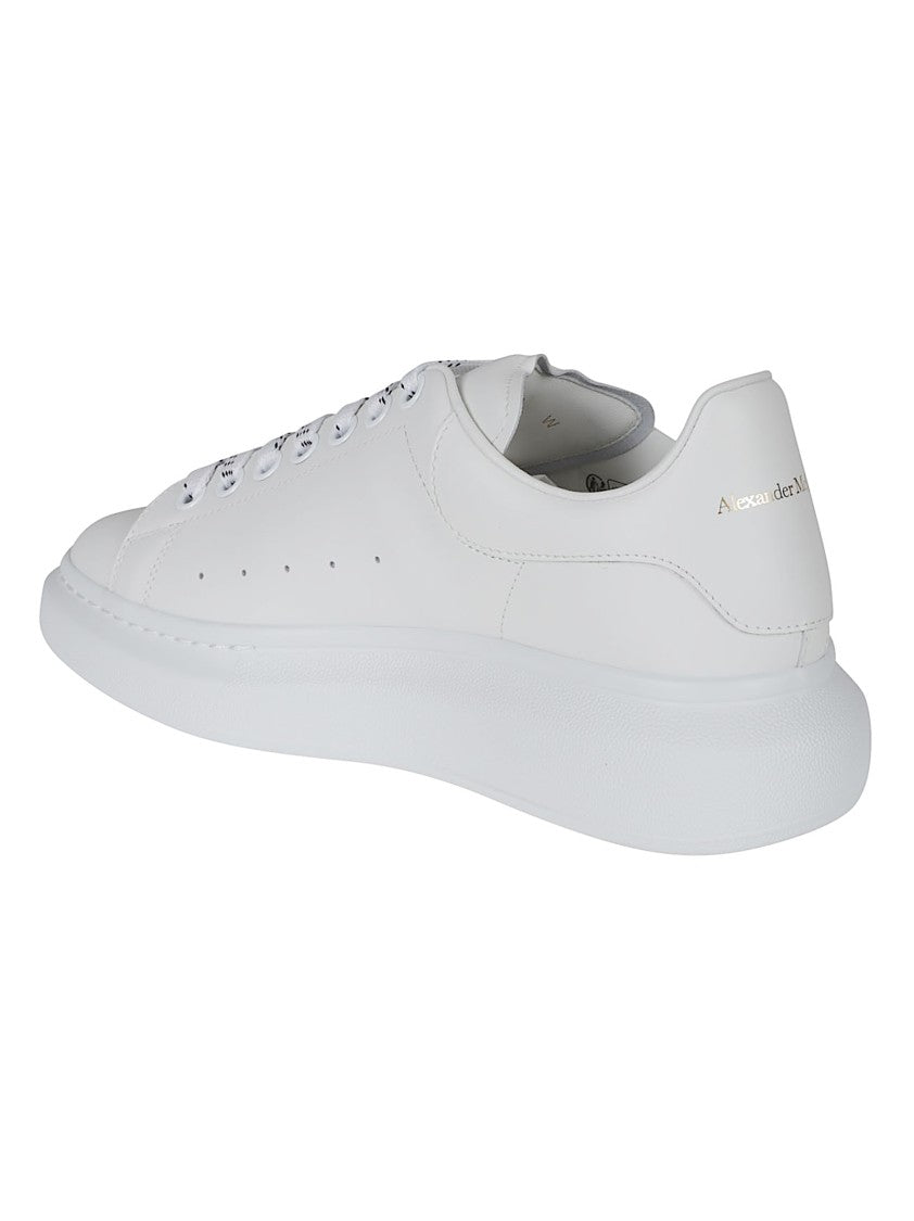 Alexander Mcqueen White Calf Leather Oversize Sneakers