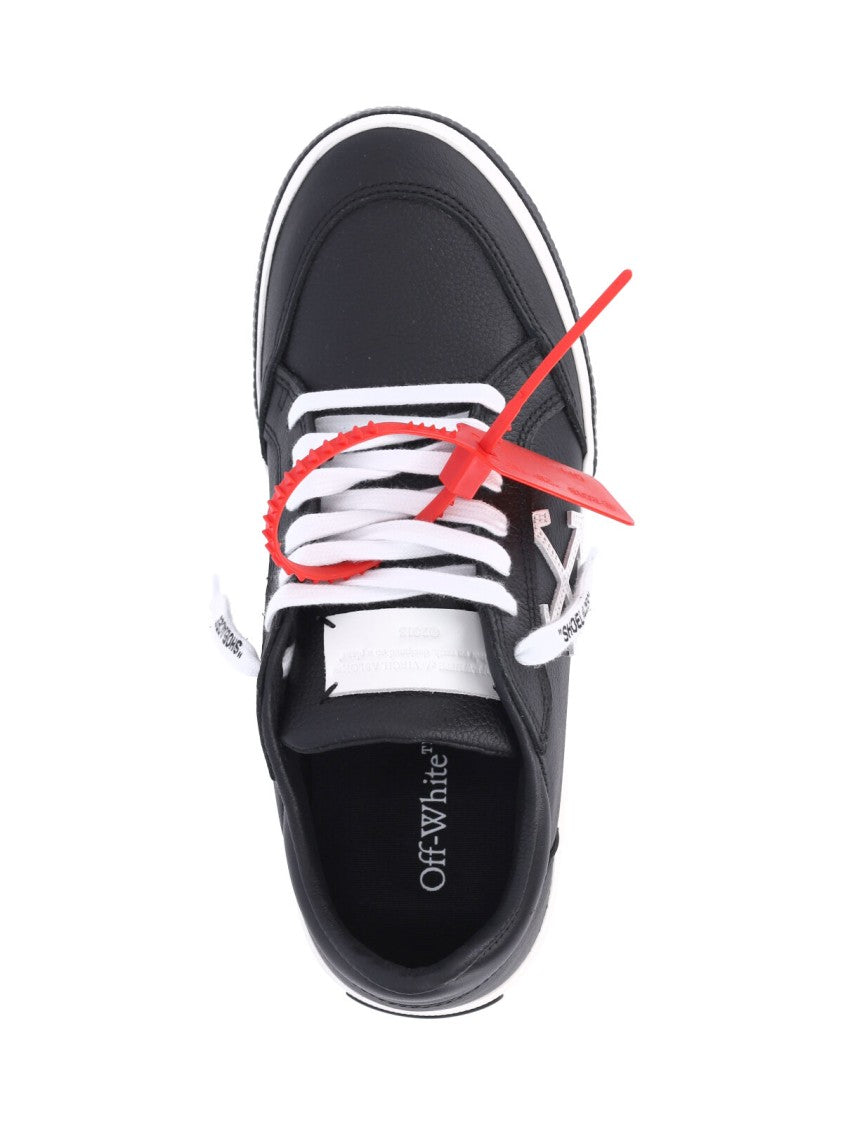 Off-White Vulcanized Low Sneakers With Rounded Toe